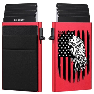 خرید جاکارتی فلزی ضد سرقت RFID با مکانیزم پاپ آپ اتوماتیک