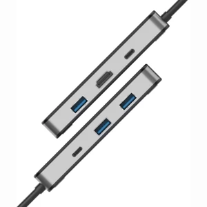 بهترین هاب تایپ سی 6 پورت با نمایشگر دیجیتال پرودو