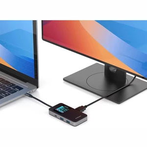 برترین هاب تایپ سی 6 پورت با نمایشگر دیجیتال پرودو