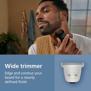 تریمر صورت فیلیپس Philips مدل BT7670/40 با مخزن جمع آوری مو