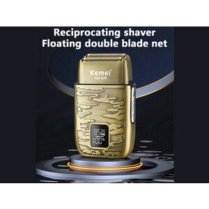 فروش ریش تراش ضدآب شارژی حرفه‌ای دارای نمایشگر کیمی Kemei Mini Beard Shaver Km-870 Portable