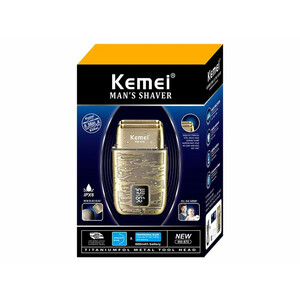 کیفیت ماشین اصلاح ضدآب شارژی حرفه‌ای دارای نمایشگر کیمی Kemei Mini Beard Shaver Km-870 Portable