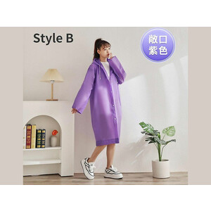 پانچو بارانی ضدآب شفاف با قابلیت استفاده مجدد Reusable EVA Rain Poncho