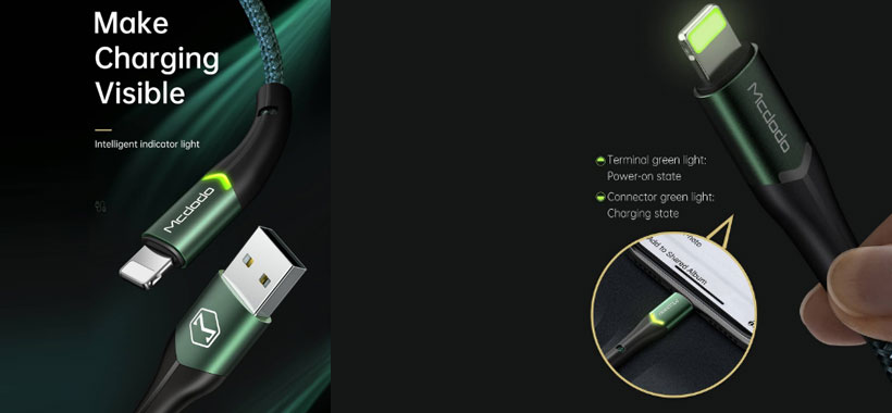 نشانگر LED کابل لایتنینگ Mcdodo CA-784