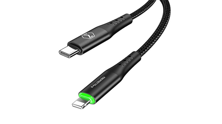 کابل شارژ و انتقال دیتا تایپ سی به لایتنینگ 1.8 متری فست مک دودو MCDODO Auto Power Off Type-C to Lightning 1.8M CA-736