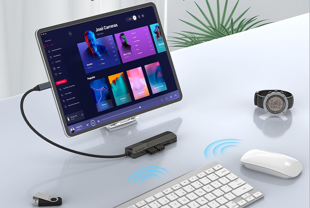 هاب آداپتور تایپ سی چند منظوره اوریکو مدل MDK-4P