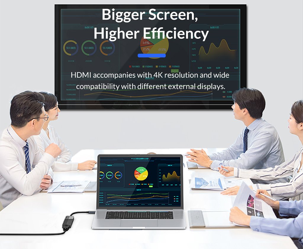 هاب آداپتور تایپ سی چند منظوره اوریکو مدل MDK-4P