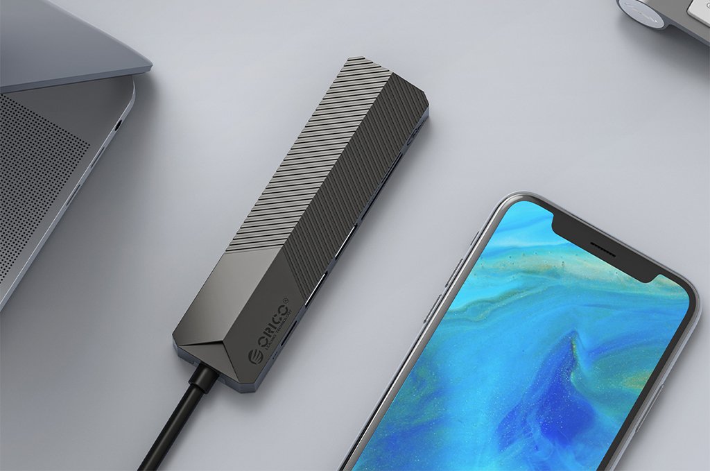 هاب آداپتور تایپ سی چند منظوره اوریکو مدل MDK-4P