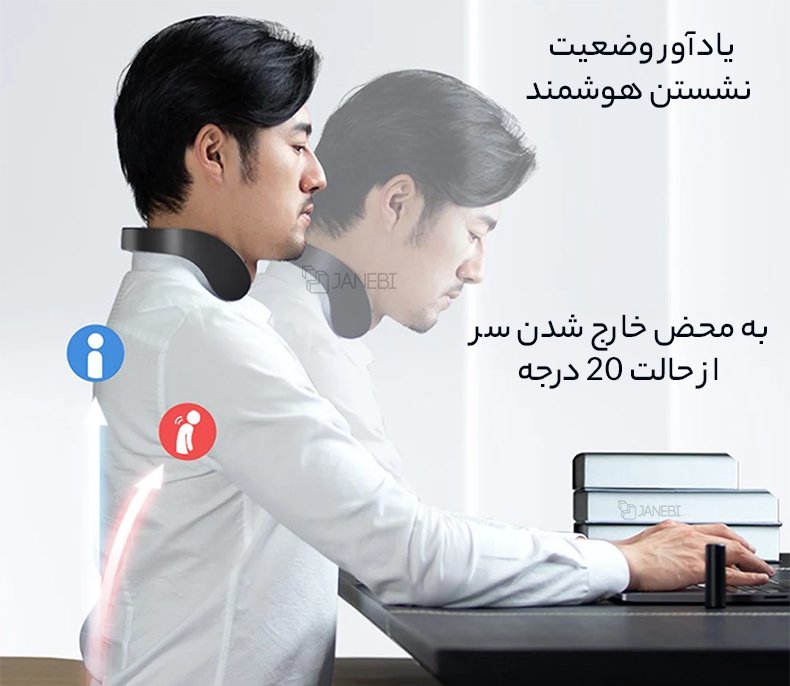 ماساژور با یادآور وضعیت نشستن