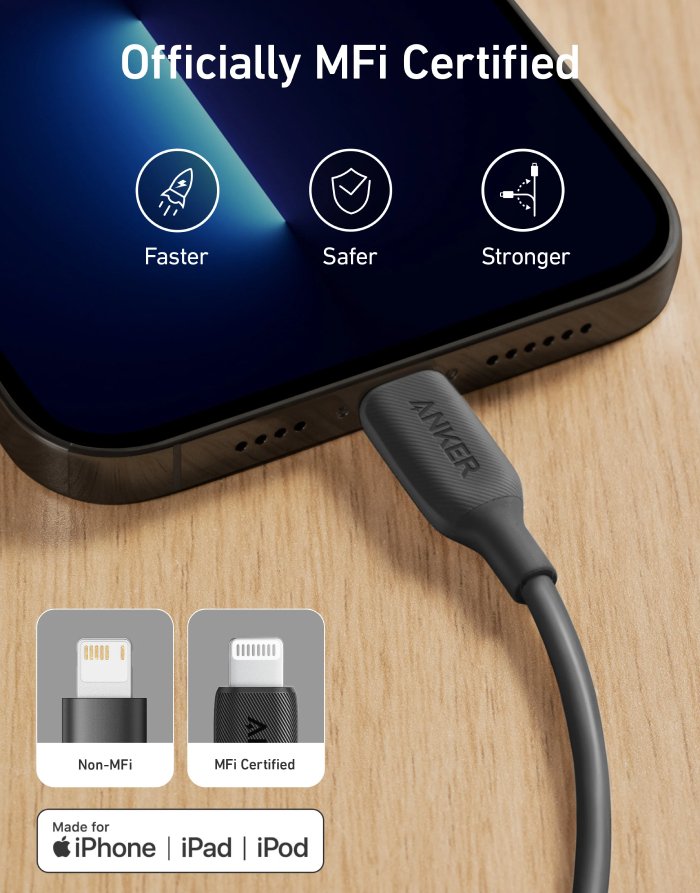 کابل لایتنینگ با گواهی اپل