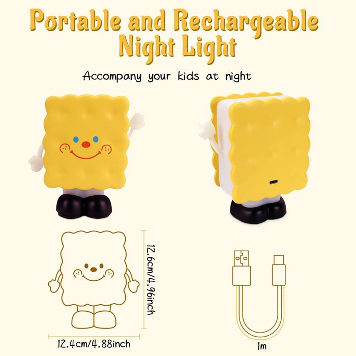 چراغ شب قابل شارژ