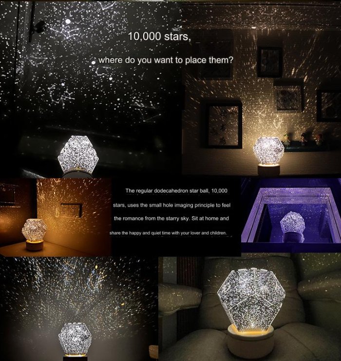 لامپ کهکشانی درخشش دههزار ستاره