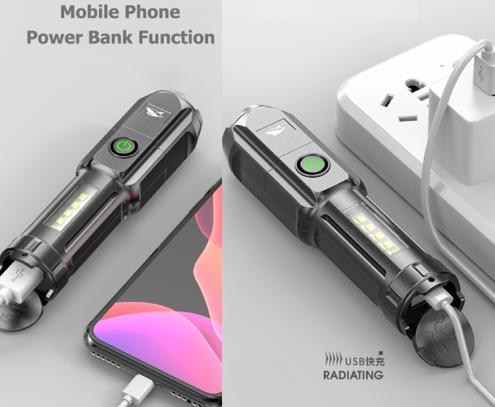 چراغ مشتی متصل به کابل