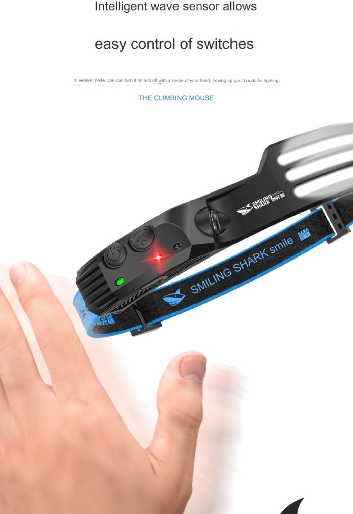 کنترل چراغ قوه با دست