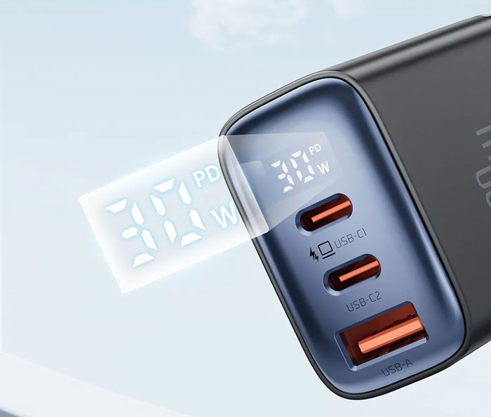 نمایشگر شارژر دیواری