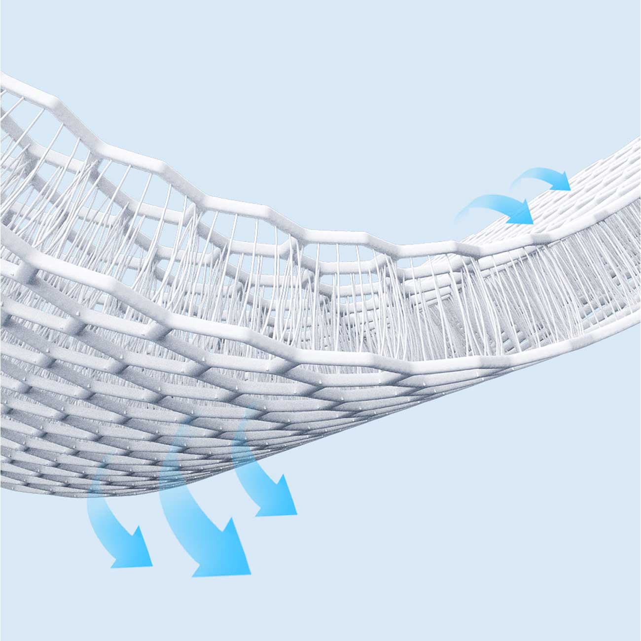 سوراخهای تهویه بالش