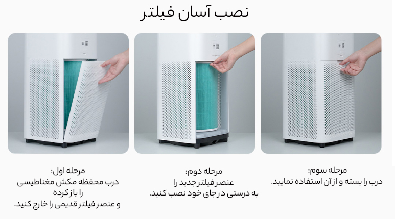 نصب آسان فیلتر