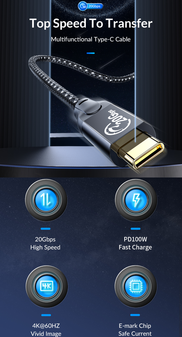 ویژگیهای برجسته کابل تایپ&zwnj;سی