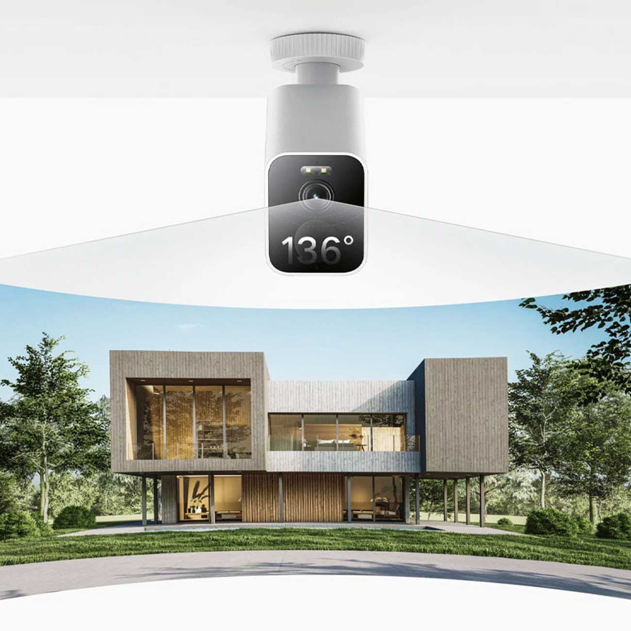 زاویه 136 درجه دوربین