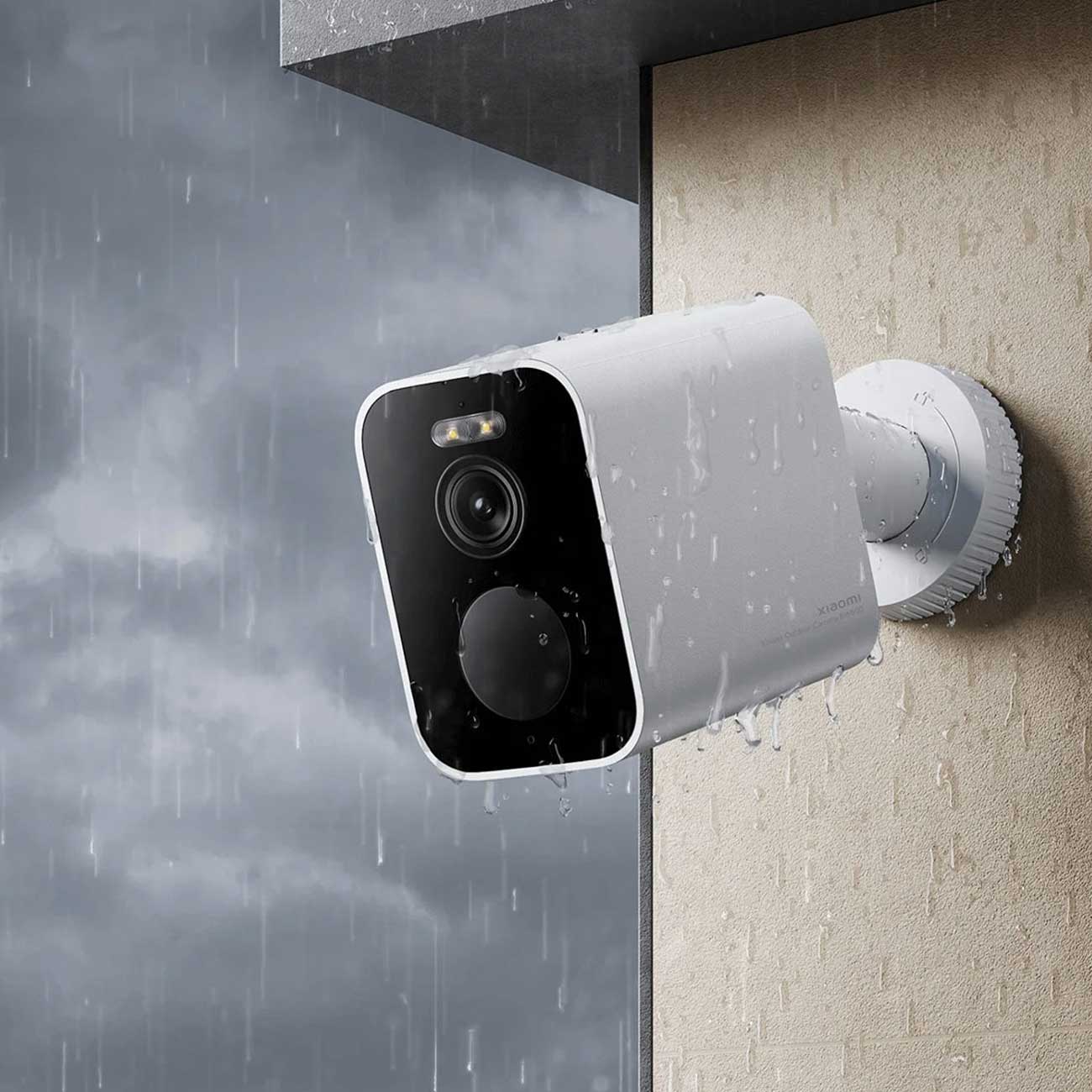 دوربین زیر باران شدید