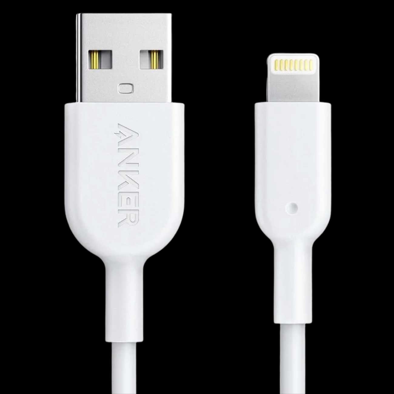 سیم شارژر لایتنینگ سفید