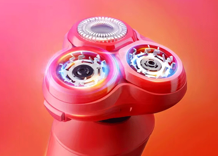 شیور با سه تیغه برای اصلاح