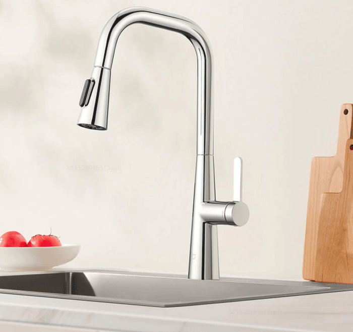 شیر آب متصل به کابینت