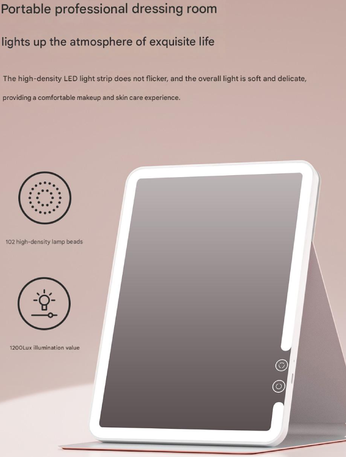 تعداد چراغ&zwnj;ها شدت روشنایی آینه