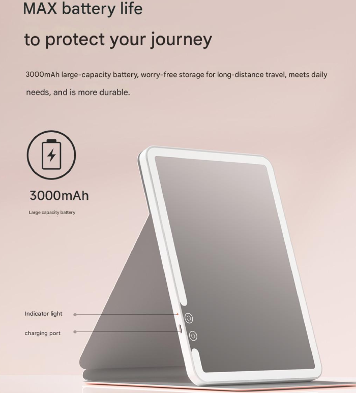  باتری قدرتمند آینه شارژی دوکو 