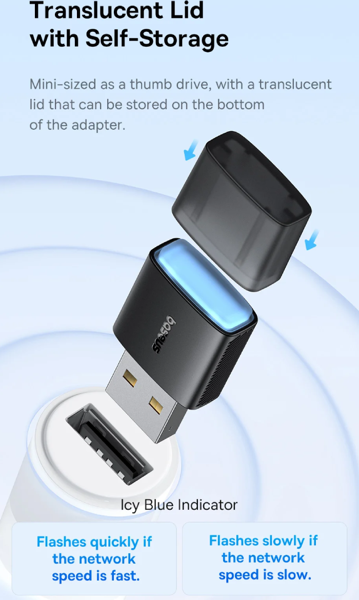 نشانگر آبی نشاندهنده سرعت وایفای