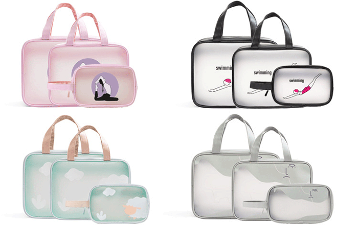 چهار طرح مختلف کیف آرایشی