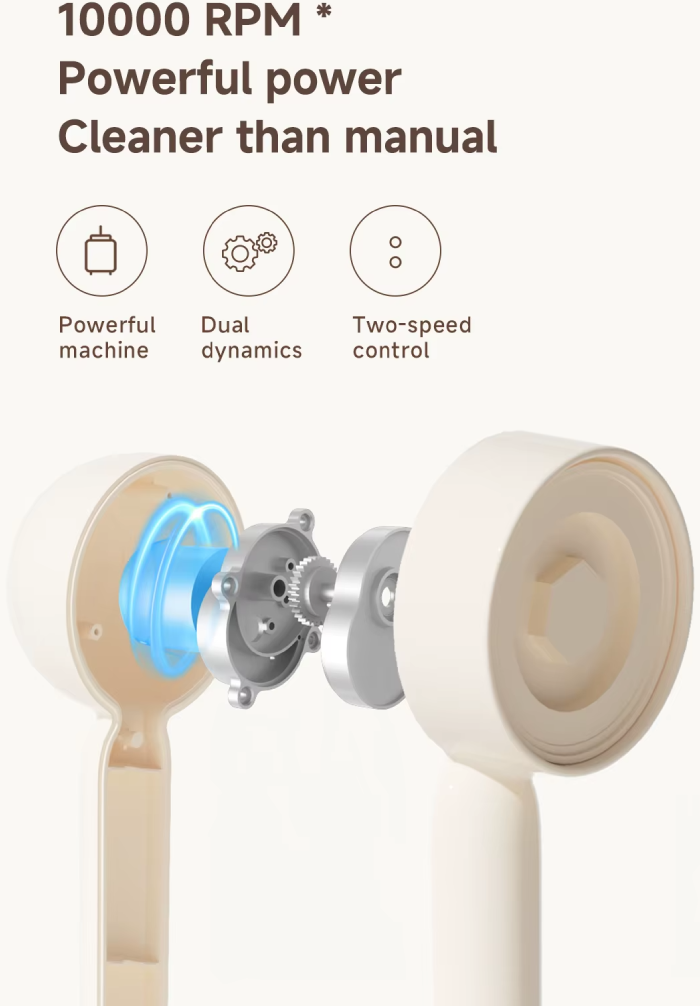 موتور پرقدرت برس حمام شارژی