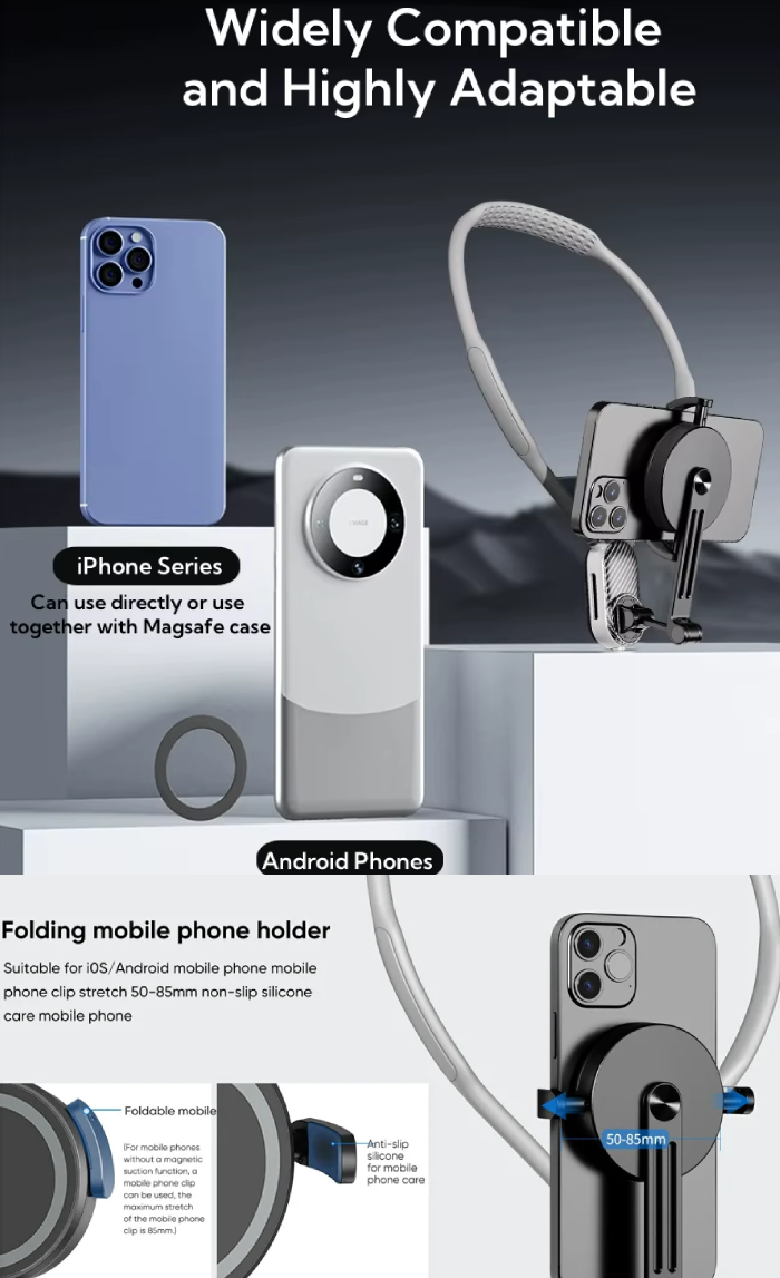 سازگاری گسترده هولدر گردنی مغناطیسی