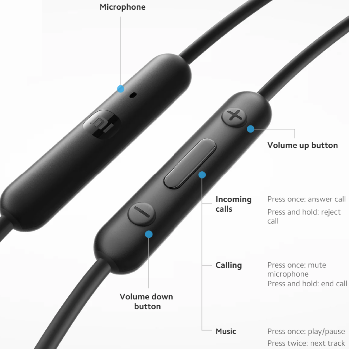 پنل کنترلی هندزفری سیمی تایپسی