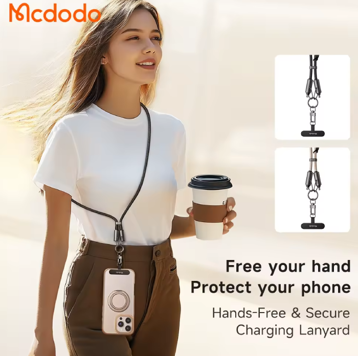 کابل تایپ&zwnj;سی با بندآویز مک&zwnj;دودو