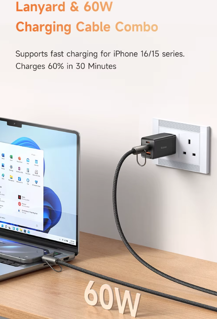 کابل شارژ لپ&zwnj;تاپ فست مک&zwnj;دودو