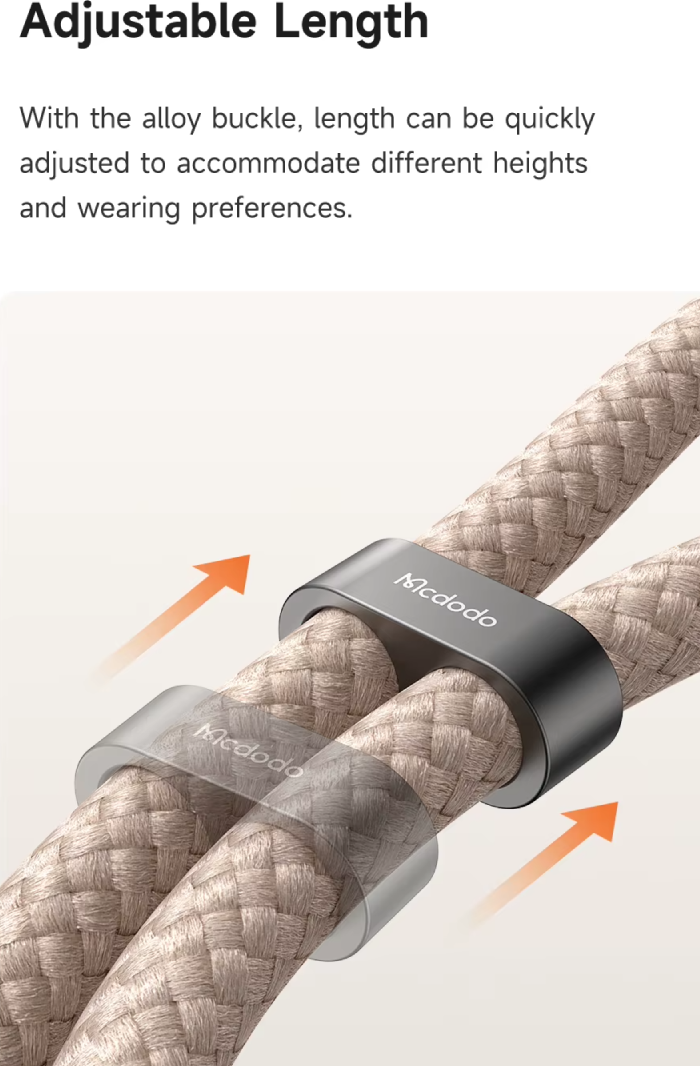 تنظیم طول بند آویز کابل