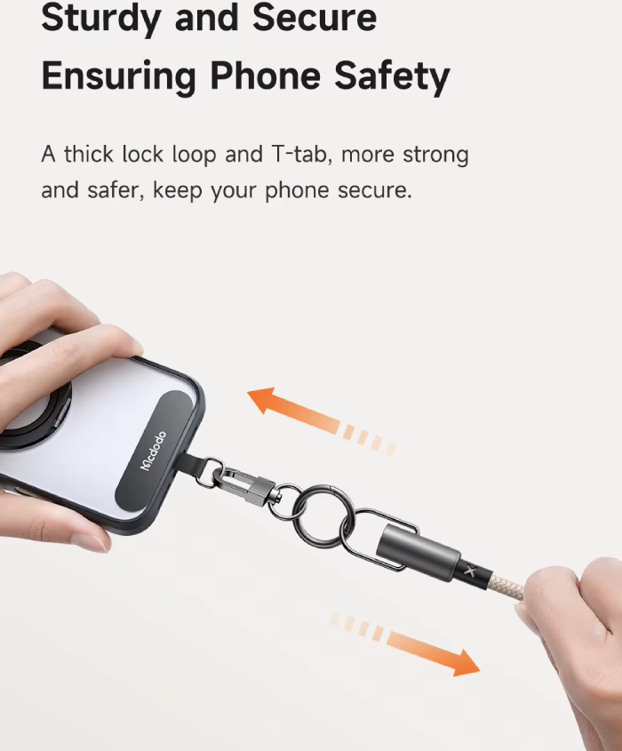 سیستم قفل ایمن بند گوشی مک&zwnj;دودو