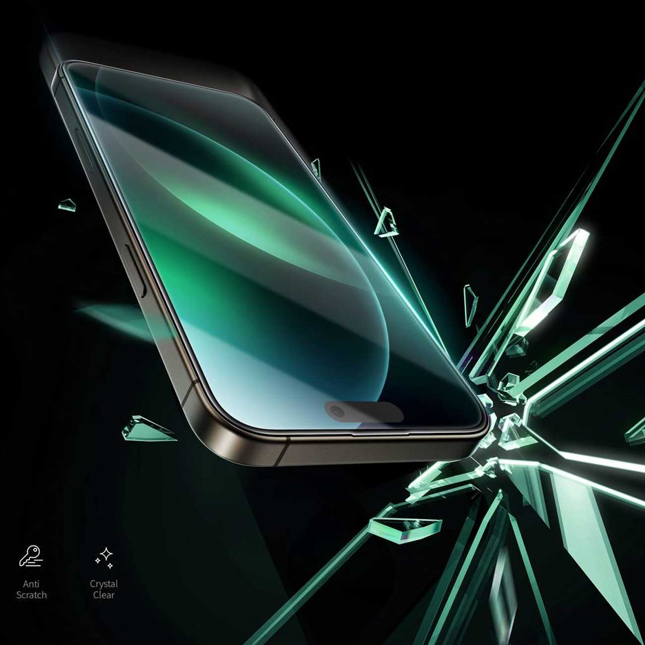 گلس آیفون ضد ضربه