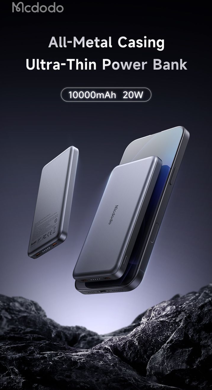 شارژر فلزی فوق&zwnj;&zwnj;العاده باریک 