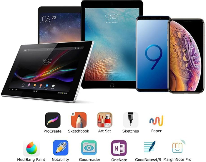 سازگاری بالا قلم لمسی