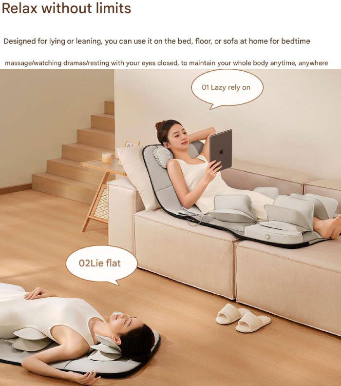 حالت های استفاده مختلف ماساژور