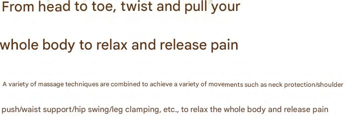 دریافت ماساژ در حالت خوابیده