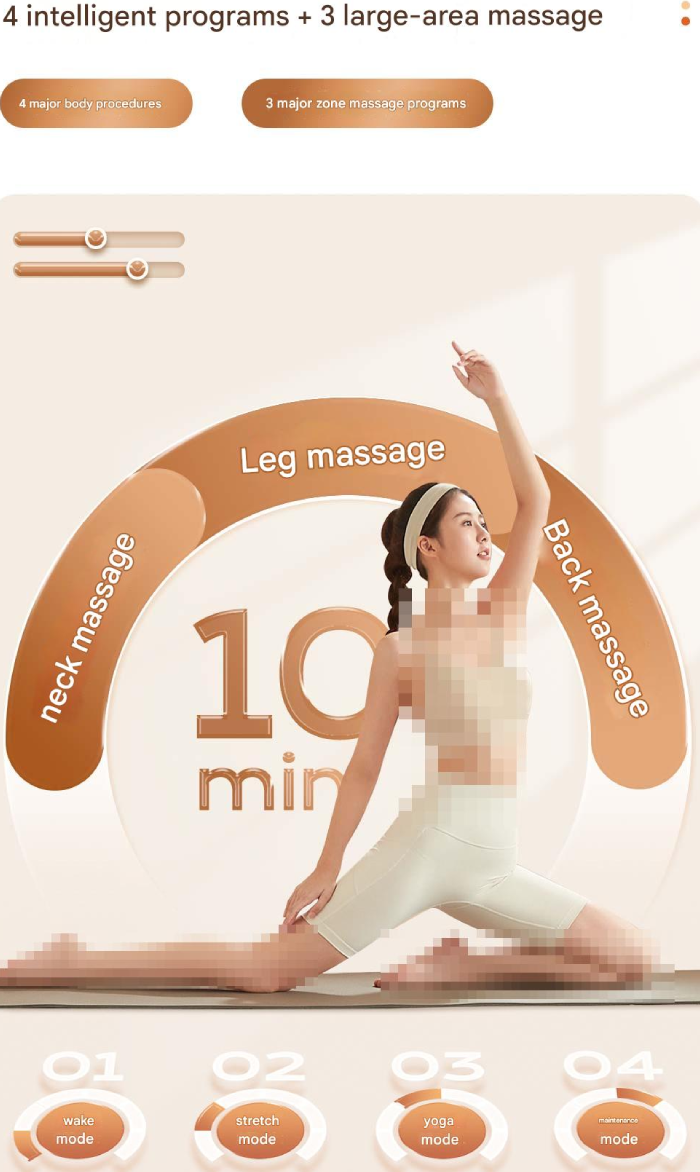 حالت&zwnj;های مختلف ماساژ رپور