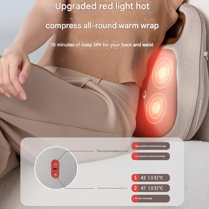 سیستم گرمایشی قابل تنظیم ماساژور