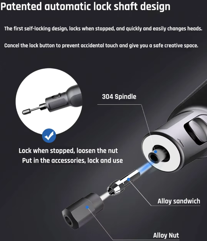 قفل شفت اتوماتیک فرز انگشتی