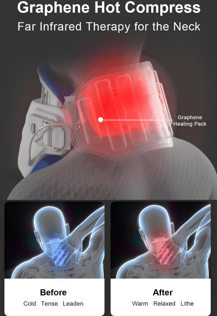 فناوری گرمایش گرافن ماساژور گردن