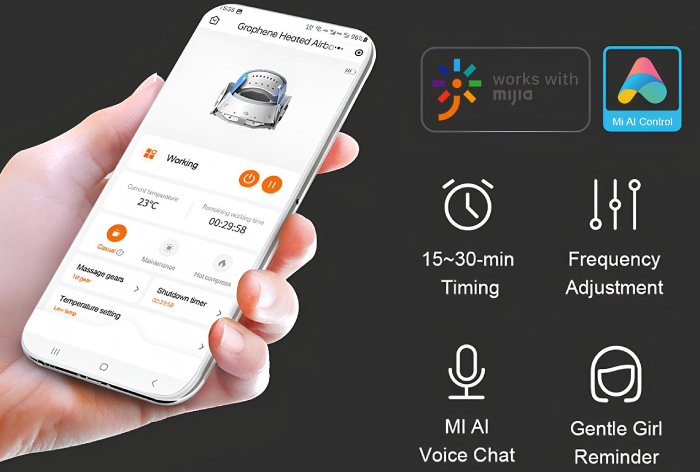 کنترل هوشمند گردنبند توسط اپلیکیشن