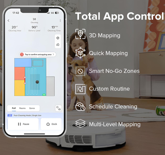 اپلیکیشن کنترل راه دور جارو