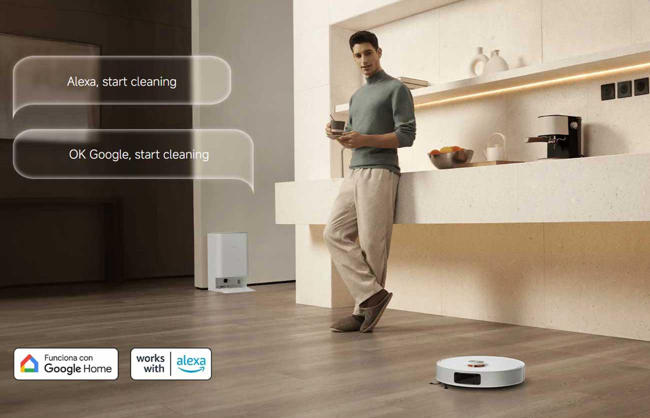 دستیار صوتی جارو رباتیک